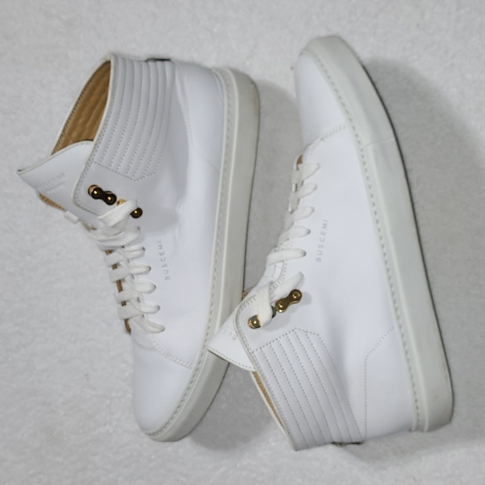 BUSCEMI HIGH TOP SNEAKERS SIZE 43 EU 10 US MENS